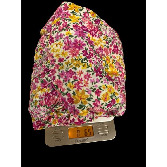 Terra & Sky Floral Top Fit & Flare Peplum Pink V Neck Romantic Cottagecore 1X - Picture 11 of 13